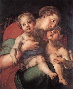 Jacopo Pontormo Madonna and Child with the Young St John painting